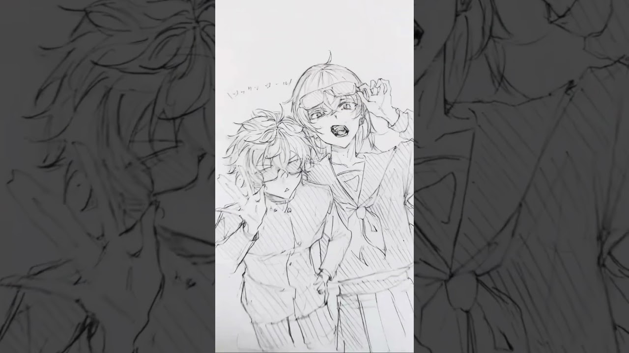 #にじさんじ #dytica #イラスト #星導ショウ #小柳ロウ #伊波ライ #叢雲カゲツ