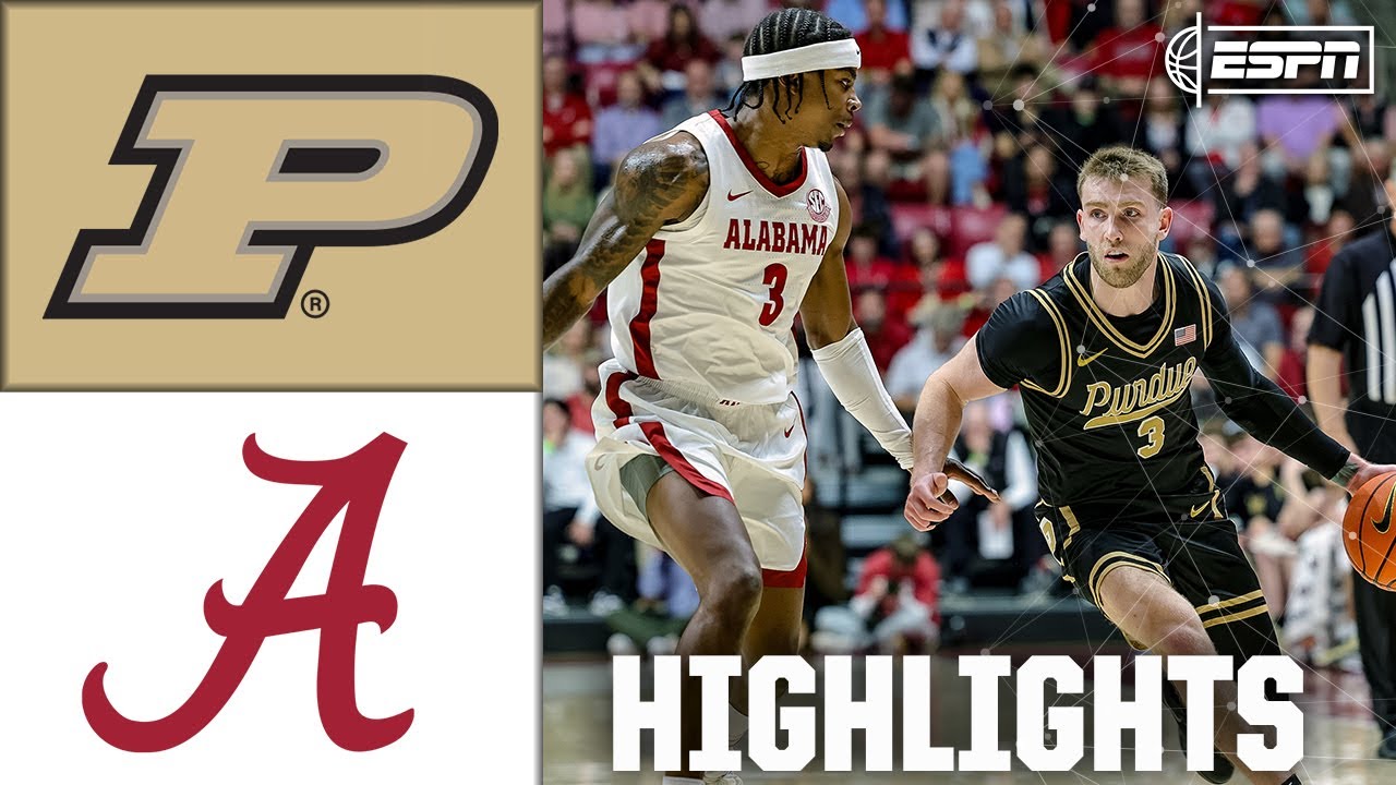 Purdue Boilermakers vs. Alabama Crimson Tide | Full Game Highlights | ESPN College Basketball