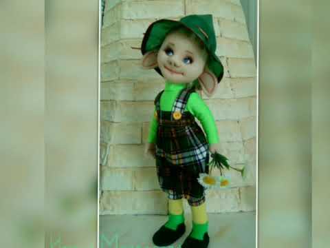 Творчество Ирины Медведевой. Куклы и цветы.