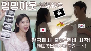 【妊娠報告】結婚3年目日韓夫婦ついに妊娠🤰旦那にサプライズ報告/友人の反応/両家の反応