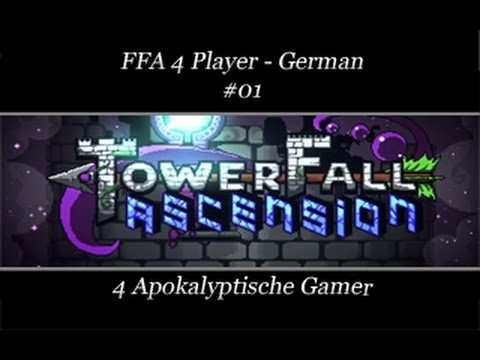 [Towerfall Ascension] FFA 4 Player #01 - German