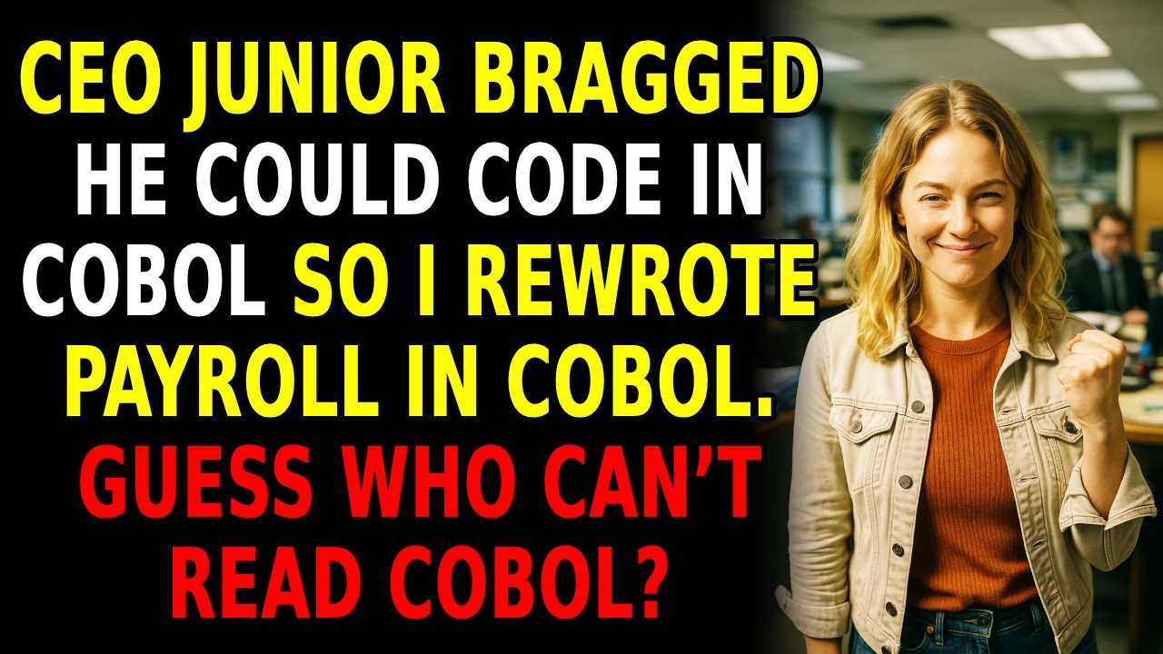 CEO Junior’s COBOL Disaster Exposed – How I Destroyed His Career 💼 | #CorporateRevenge