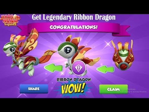 Wow! How to get props Ribbon Dragon? - Get Legendary Ribbon Dragon - Dragon Mania Legends