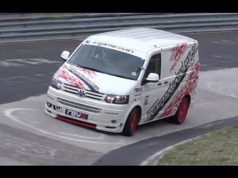 TOP GEAR VAN RECORD BEATEN! VW T5 Transporter beats Sabine Schmitz's lap record on the Nürburgring!