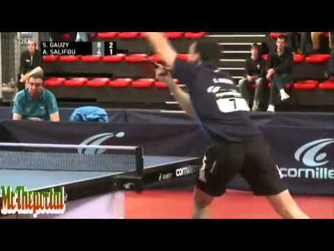 Table Tennis France Championships 2013   Gauzy Vs Salifou   FINAL)