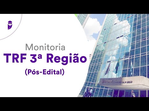 Monitoria TRF 3ª Região: Revisando e praticando com questões no pós-edital - Prof. Lucailo Elmiro