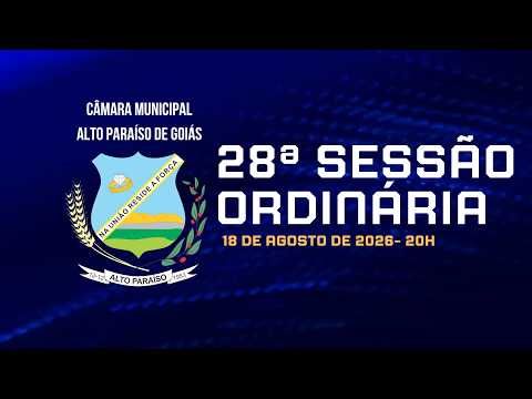 28ª Sessão Ordinária de 2026