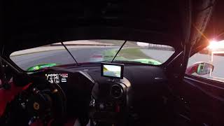 Ferrari 488 Challenge Race Car Wrapped Silver White And