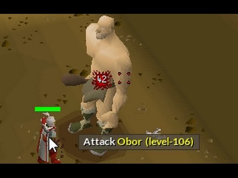 HILL GIANT BOSS (Obor) - First F2P boss