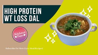 High-Protein Dal For Weight Loss: Nutritious Thandai Recipe | NutritionistDeepa.com
