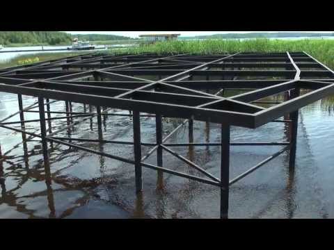 Пирс на винтовых сваях