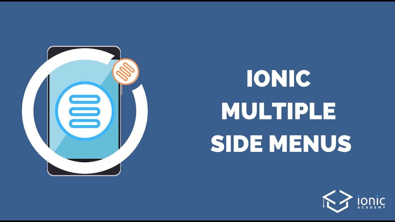 Multiple Side Menus With Ionic Tab Bar