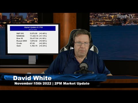 November 15th 2PM ET Market Update on TFNN - 2022