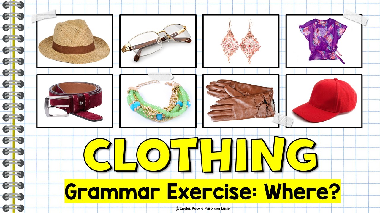 Preguntas con "Where" en Inglés | Ropa y Preposiciones para Principiantes