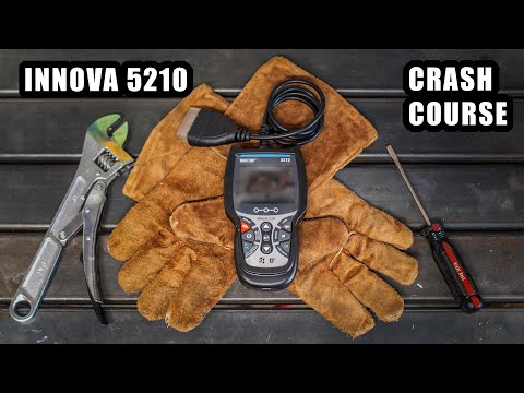 How to use the innova 5210 OBD2 scanner(read/clear codes, live data, drive cycle)