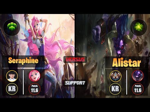 Hoit SERAPHINE (Support) [Guardian] VS ALISTAR - Challenger KR Patch 11.6