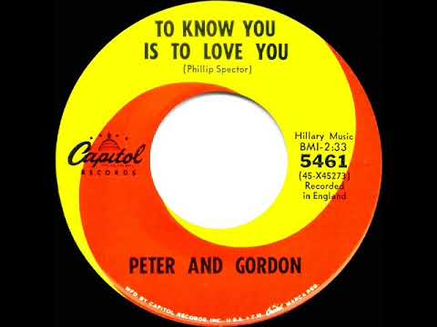1965 HITS ARCHIVE: To Know You Is To Love You - Peter & Gordon