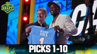 Picks 1-10: Titans Select Carnell Tate #4 Overall! | 2026 NFL Draft