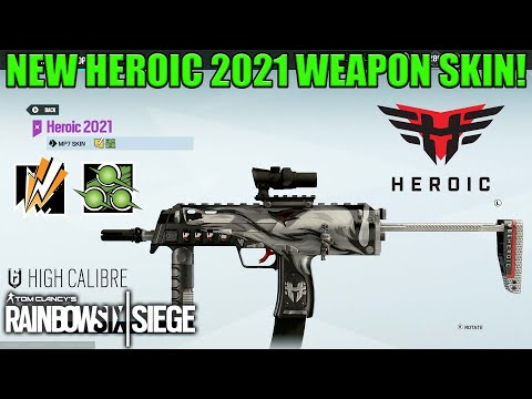 Heroic 2021 Weapon Skin - Rainbow Six Siege