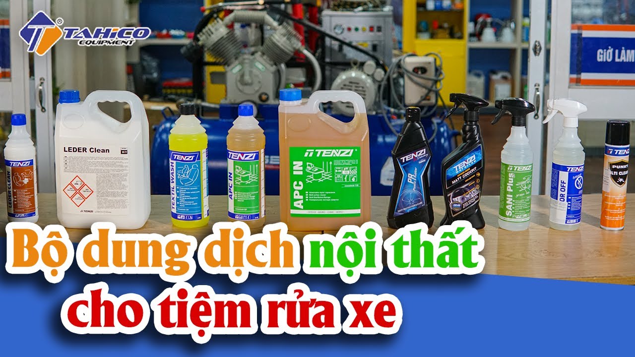 Bộ dung dịch nội thất cho tiệm ô tô 10