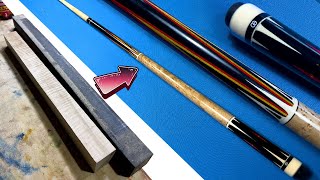 Making a Pool Cue from Scratch (ASMR / No Talking)