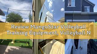 Review MangoStar Volleyball Training Equipment, Volleyball Net System with Freel
