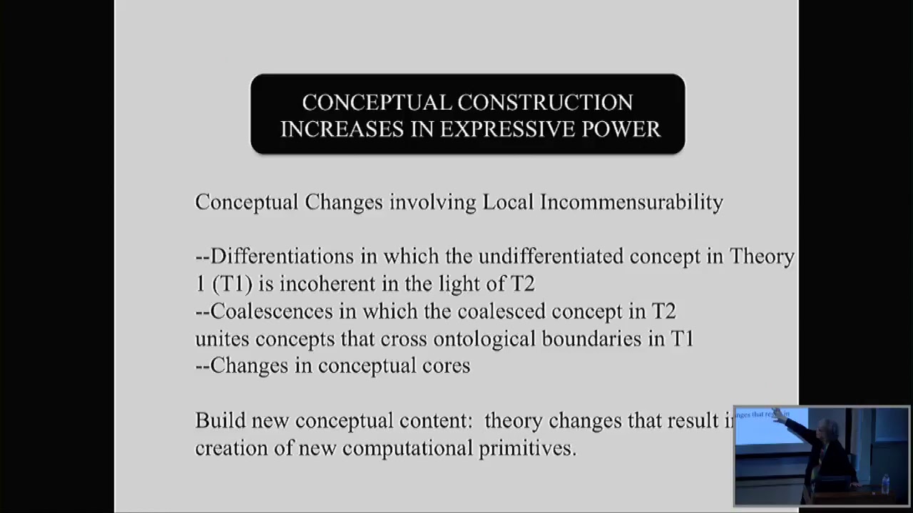 Distinguishing Conceptual Construction from Knowledge Enrichment