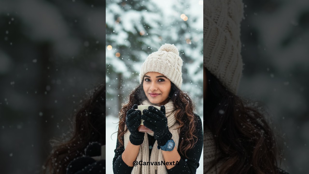 AI Winter Adventure ✨ | Transform Your Photo into a Snowy Mountain Hike | Epic AI Edit Tutorial 2025
