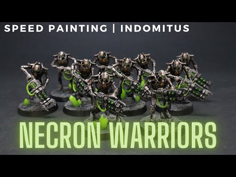 Speed Painting Necron Warriors | Indomitus