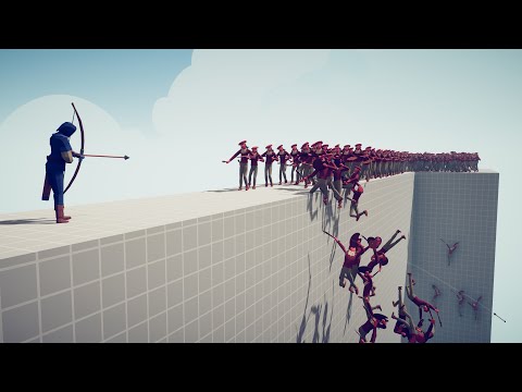 1 RANGED UNIT vs 200 PAINTERS - Totally Accurate Battle Simulator TABS