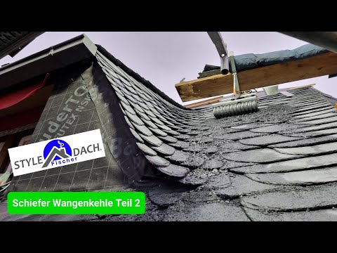 Schiefer Wangenkehle Teil 2 - Schieferdach in Weil der Stadt
