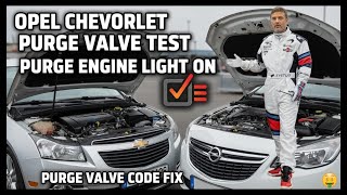 How to Test & Replace Evap Purge Valve (Opel, Vauxhall, Chevy)