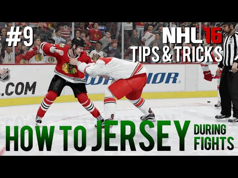 NHL 16: Tips & Tricks #9 - How to Jersey Opponent During a Fight