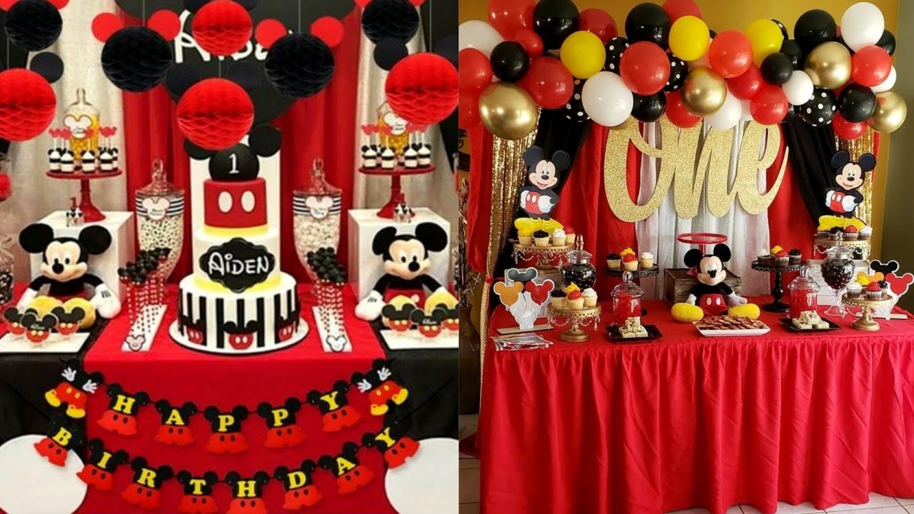 mickey mouse theme party | diy mickey mouse party ideas | birthday party ideas,