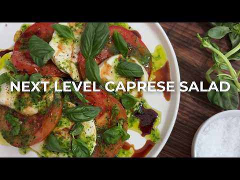 Elevate Your Caprese Salad with a Garlic Herb Olive Oil