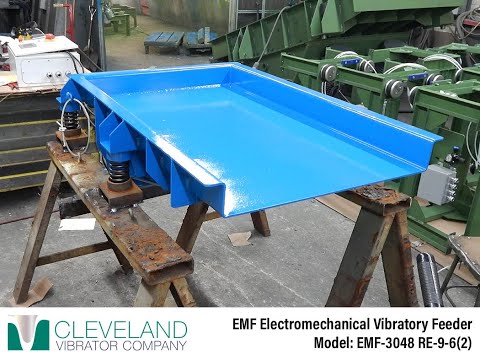 Electromechanical Vibratory Feeder for Plastic Flakes - Cleveland Vibrator Co.