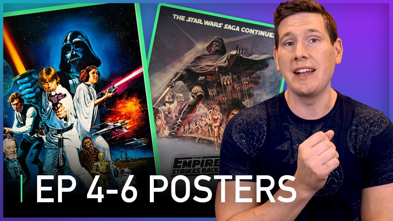 GFX Artist Reacts To Good & Bad Star Wars Original Trilogy Movie Posters