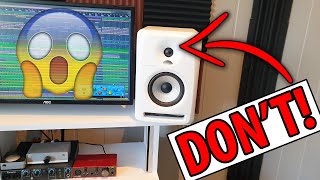 NEVER Do This With Studio Monitors!