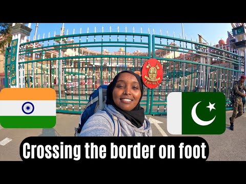 INDIA TO PAKISTAN - Crossing the symbolic Wagah Border