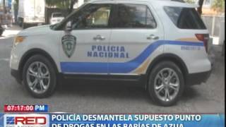 Policía desmantela supuesto punto de drogas en Las Barías de Azua
