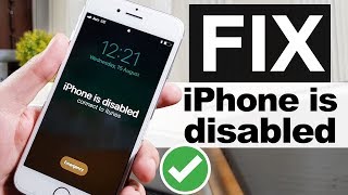 How to Unlock Disabled iPhone/iPad/iPod without Passcode (NO DATA LOSS) FIX iPhone is Disabled