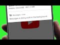 HOW TO DISABLE Message Is Doing Work In The Background Notification