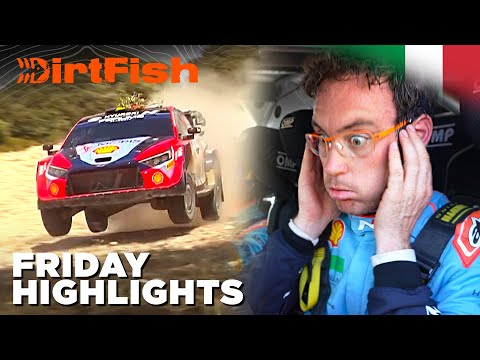 Stage End DRAMA 😧 WRC Rally Italia Sardegna 2024 Friday Highlights