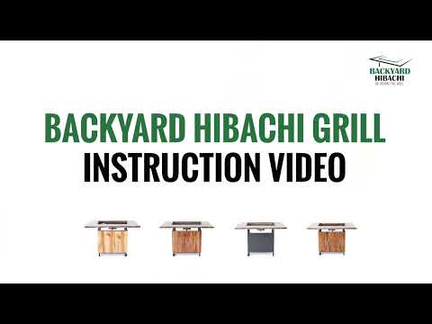 Backyard Hibachi Grill Instructions Video