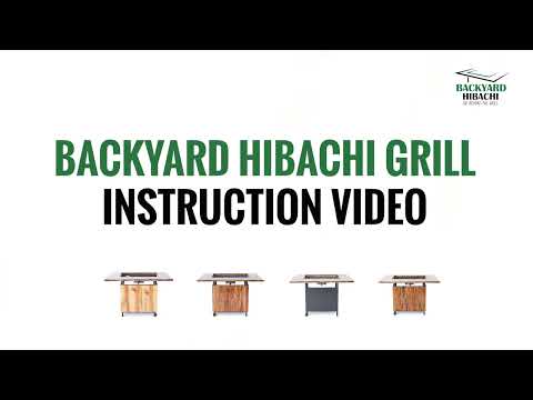 Backyard Hibachi Grill Instructions