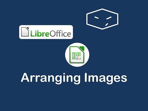 libreoffice calc arranging images