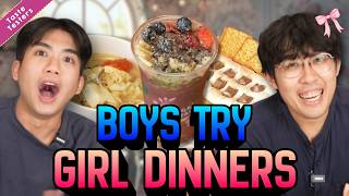 Singaporean Boys Rate Girl Dinner!