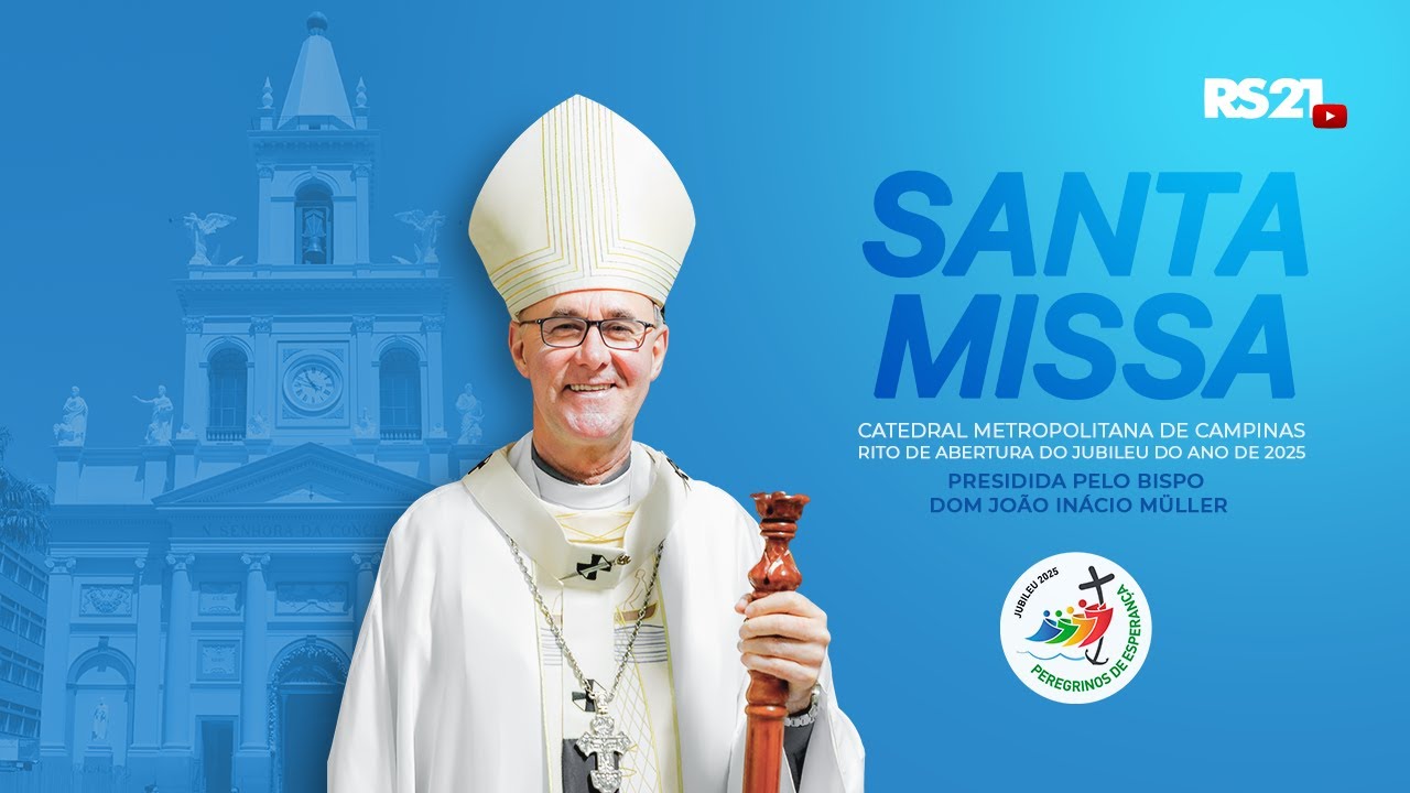 Santa Missa - Catedral de Campinas | Rito de abertura do Jubileu do ano de 2025 | Rede Século 21