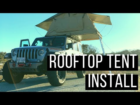 EASY Roof Top Tent Installation on Rhino Rack Pioneer Platform (watch before you drill/install)