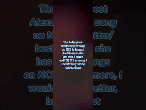 Artist ranking no.77: Ranking Alexa Lusader on NCS